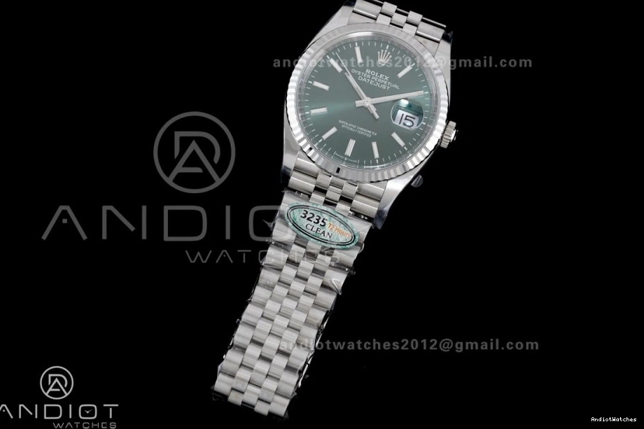 Green 564 DateJust Best Stick 36 SH Dial Edition Bracelet Jubilee 904L Clean 126234 Steel Soft 1:1 on 0123